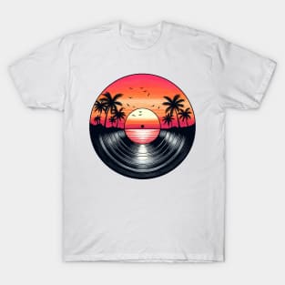 Yacht Rock Vinyl Record T-Shirt